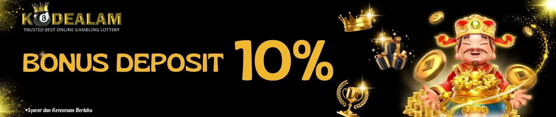 BONUS DEPOSIT HARIAN 10PERSEN